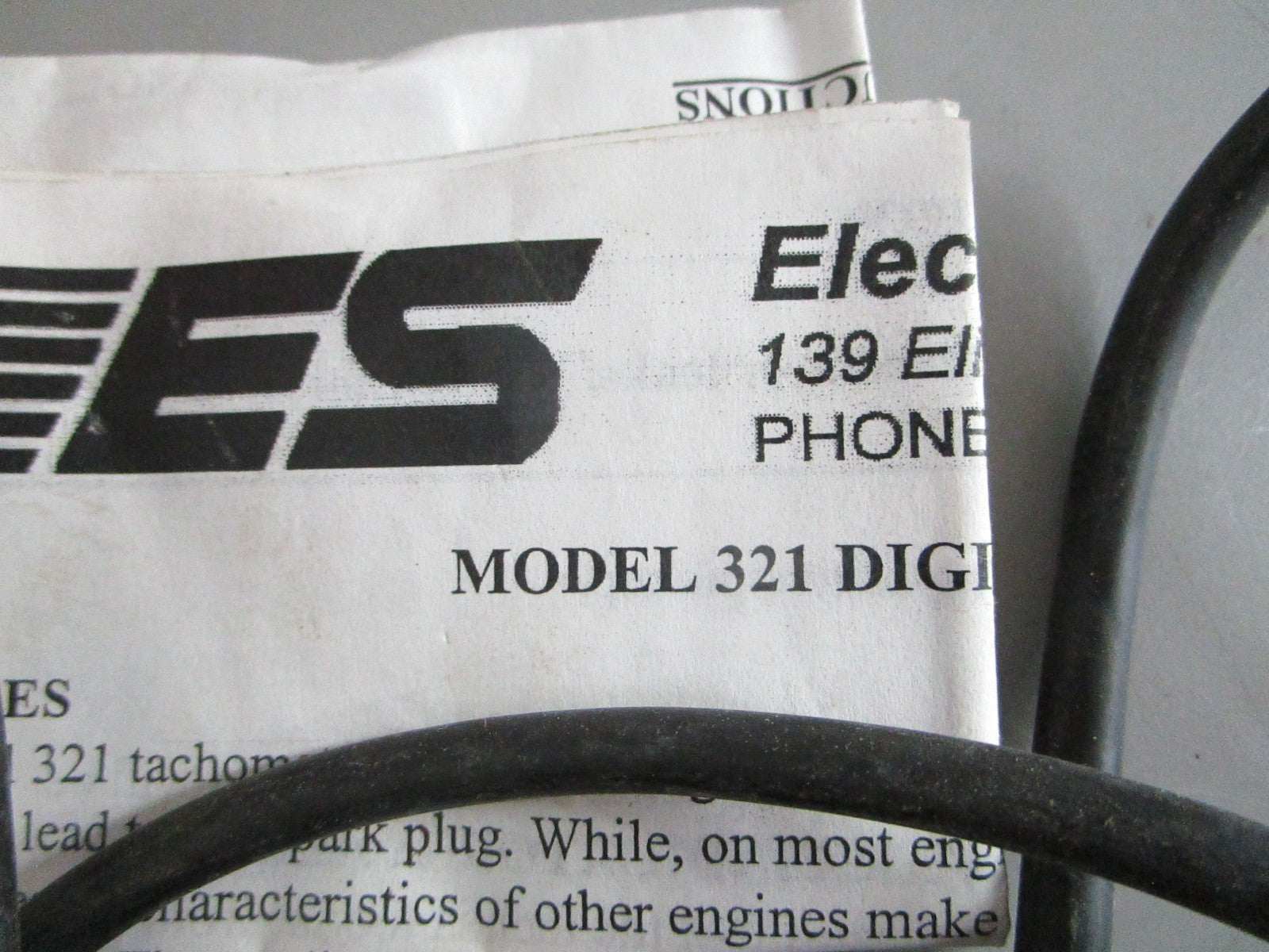 NEW OEM Model 321 Electronic Specialties Inc. Digital Tachometer 0820