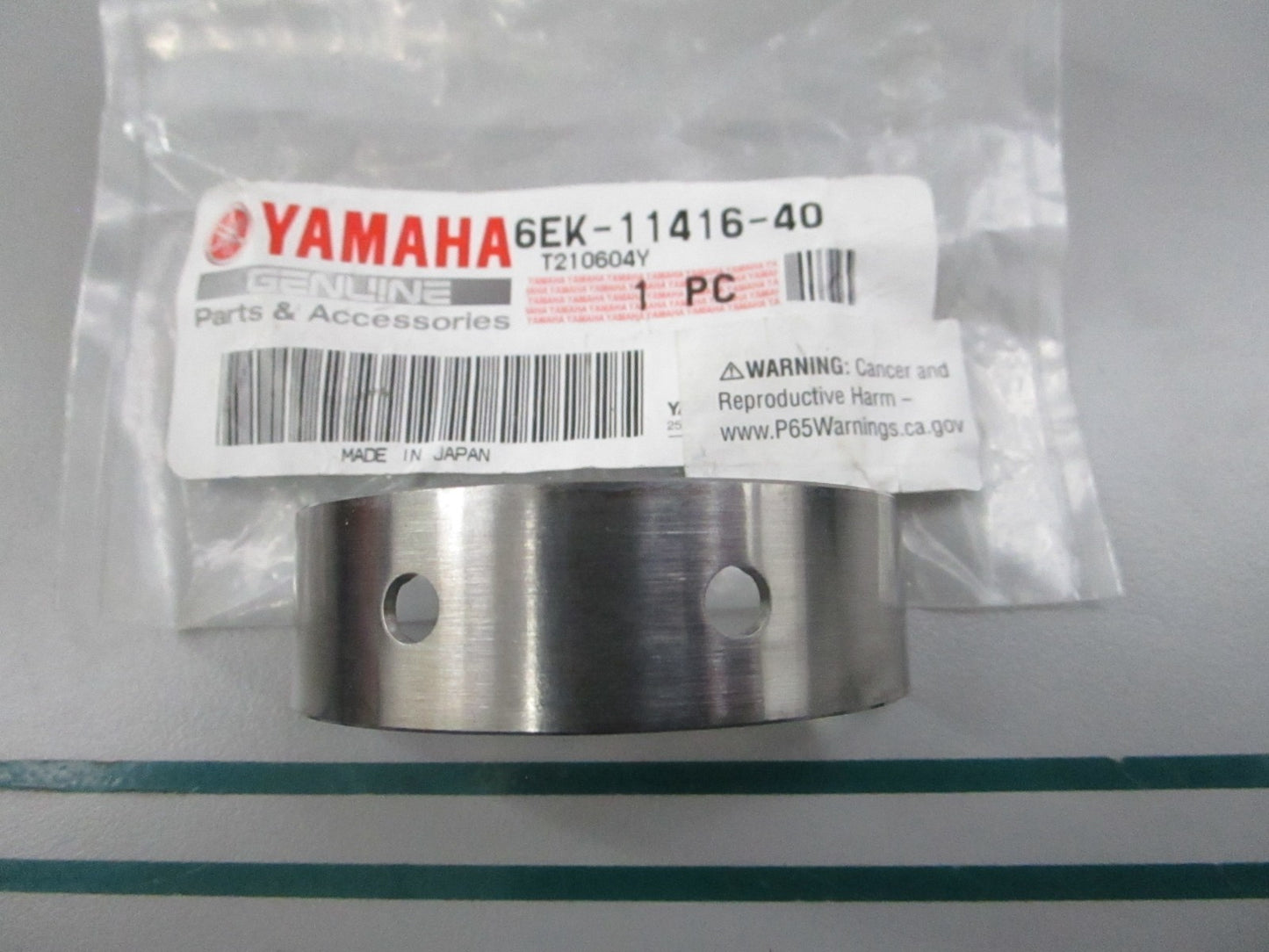 NEW OEM 6Ek-11416-40-00 Yamaha Crankshaft Plane Bearing 1 0810