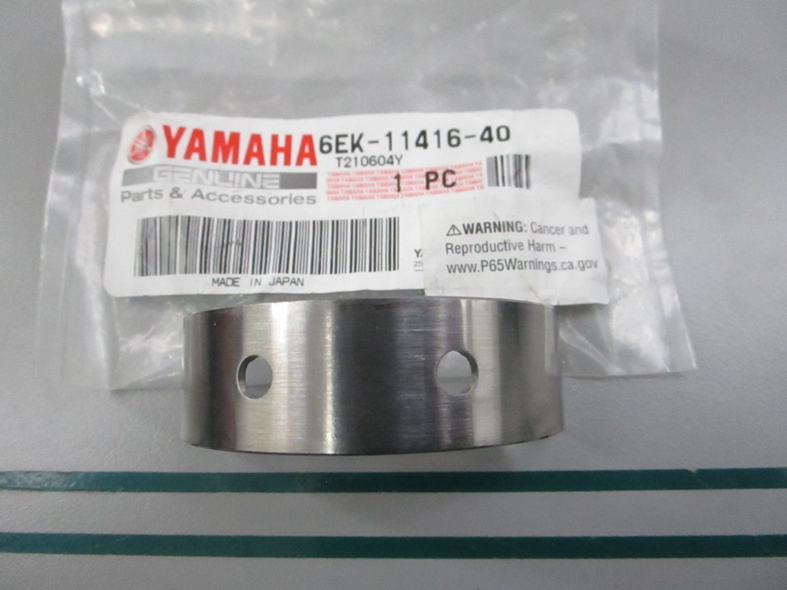 NEW OEM 6Ek-11416-40-00 Yamaha Crankshaft Plane Bearing 1 0810