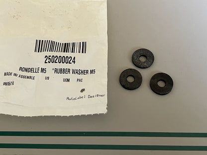 NEW OEM (LOT OF 3) 250300024 BRP M5 Rubber Washer 5mm 0810