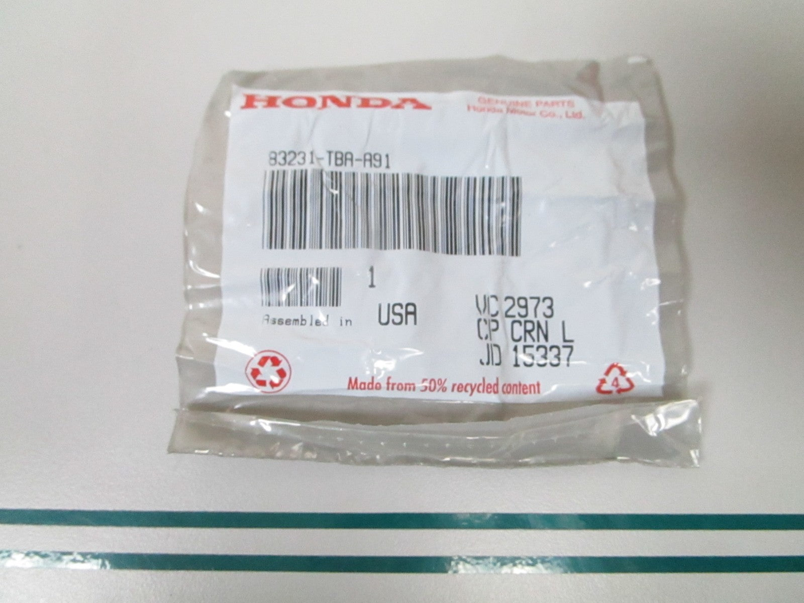 NEW OEM 83231-TBA-A91 Honda Bulb 0810