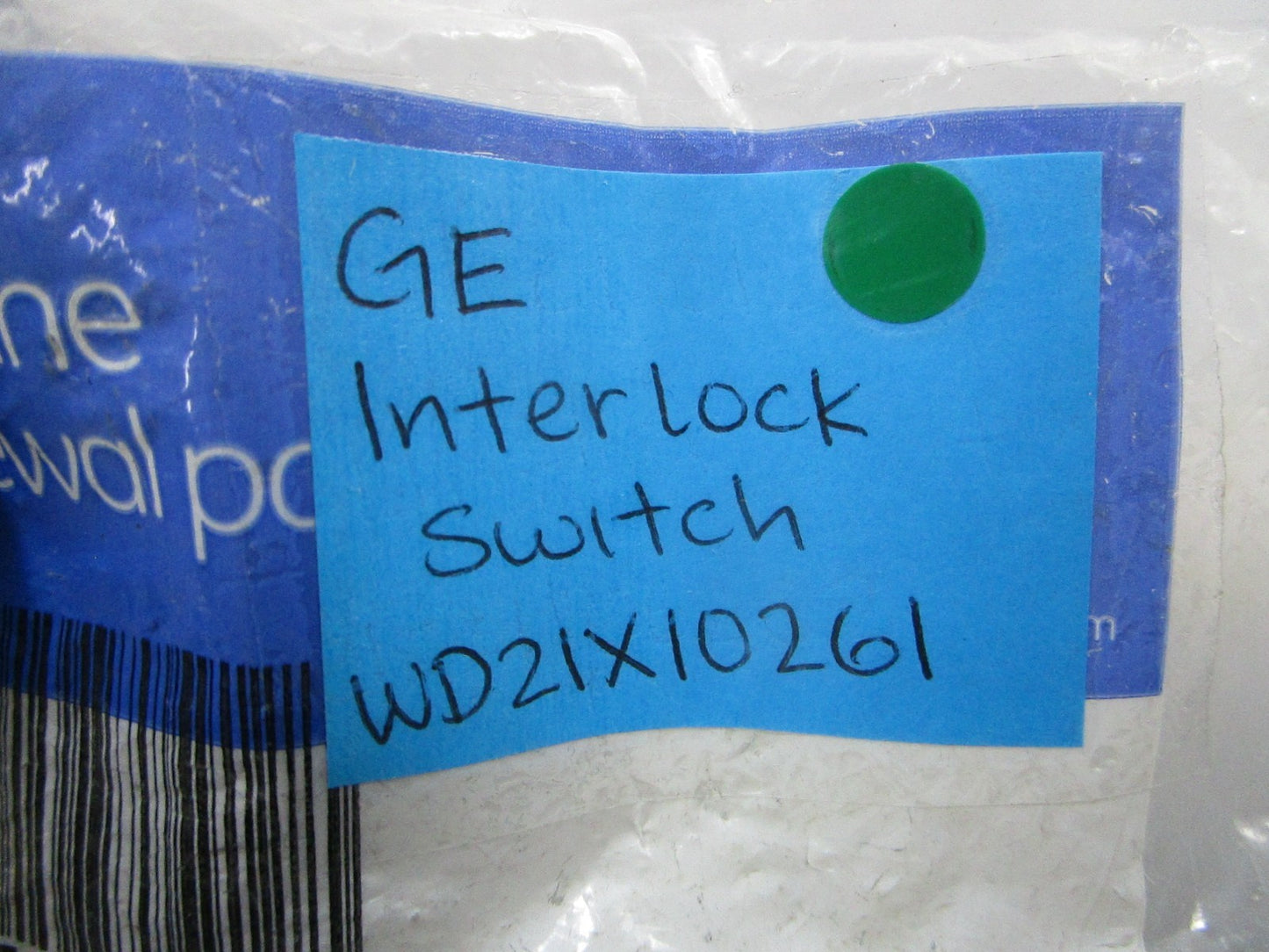 NEW OEM WD21X10261 GE Interlock Switch 0810