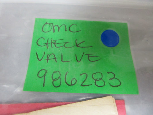 *NEW OEM* 0720 OMC Johnson Evinrude Check Valve 986283 0986283