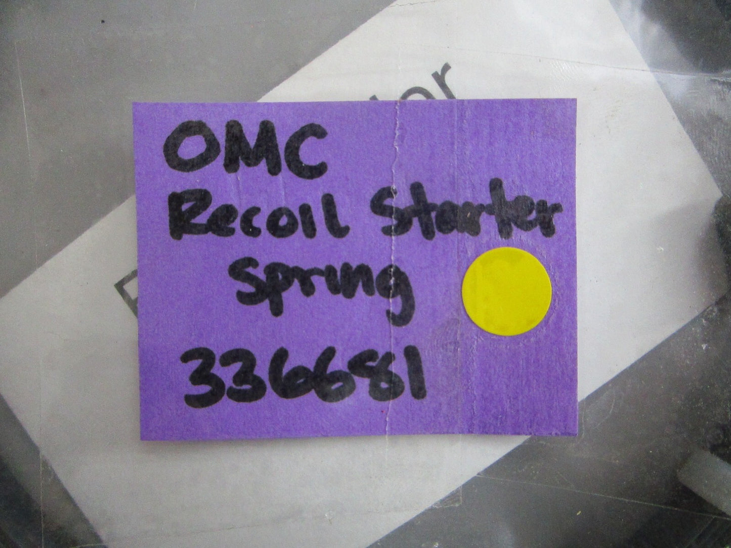 *NEW OEM* 0810 OMC Johnson Evinrude Recoil Starter Spring 336681 0336681