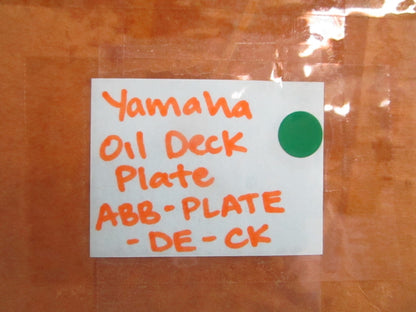 NEW OEM ABB-PLATE-DE-CK Yamaha Oil Deck Plate 0820
