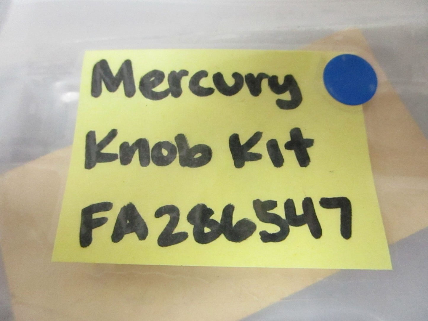 *NEW OEM* 0810 Mercury Quicksilver Knob Kit FA286547