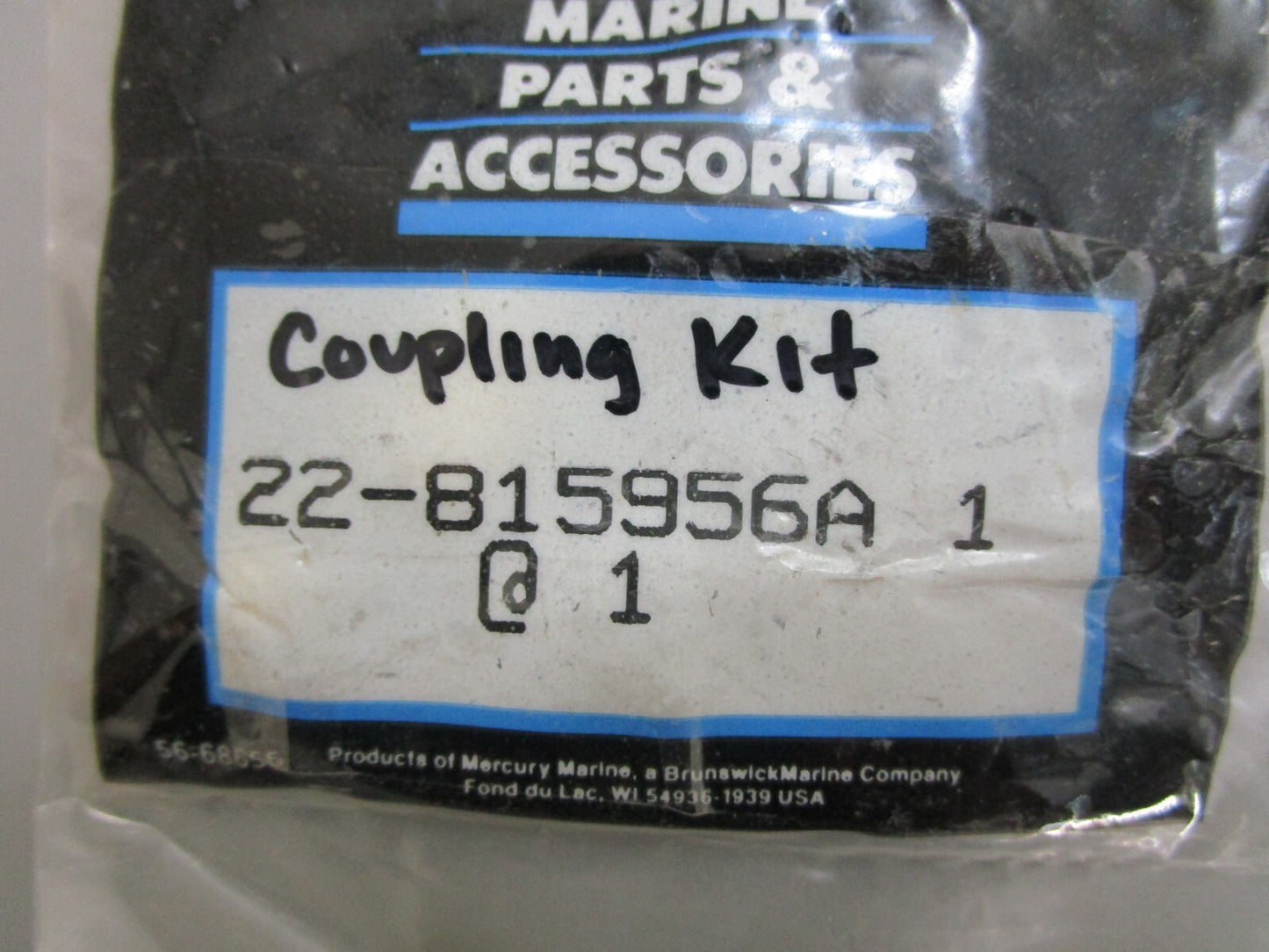 *NEW OEM* 0810 Mercury Quicksilver Coupling Kit 22-815956A