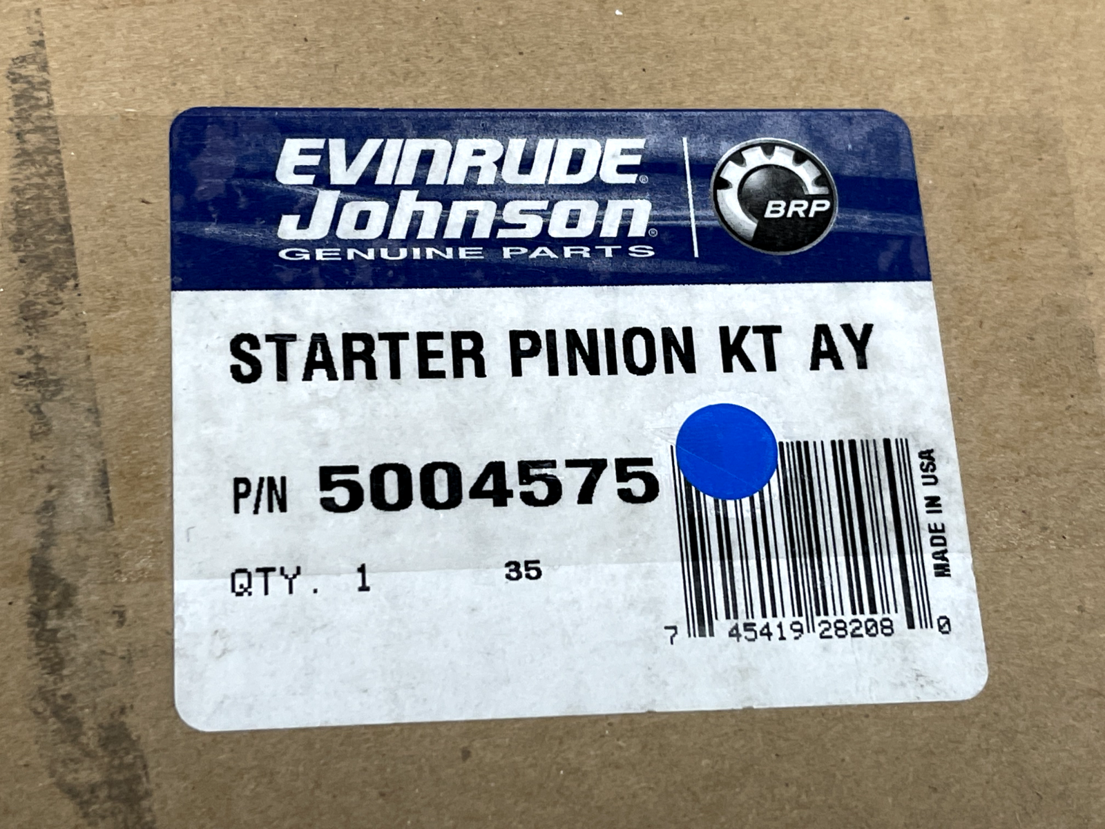 *NEW OEM* 0670 OMC Johnson Evinrude Starter Pinion Kit 5004575