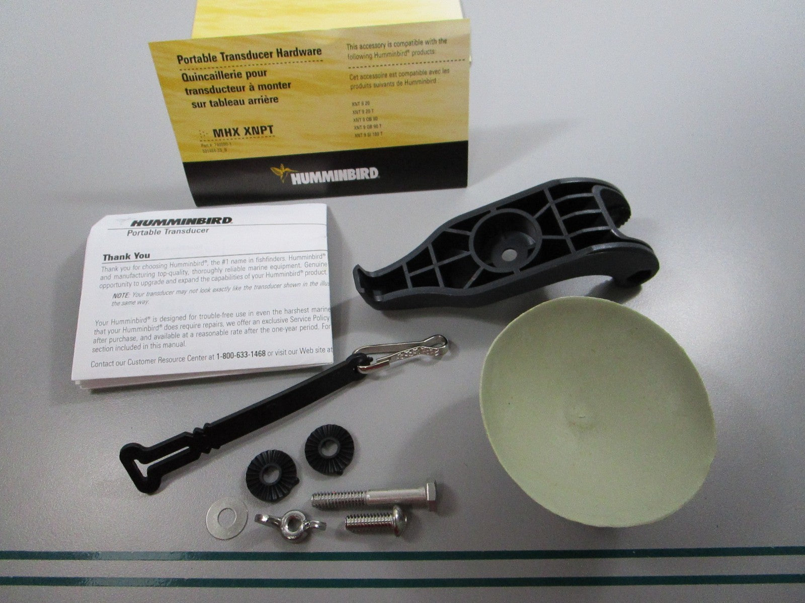 NEW 740090-1 Humminbird Portable Transducer Hardware MHX-XNPT 0810