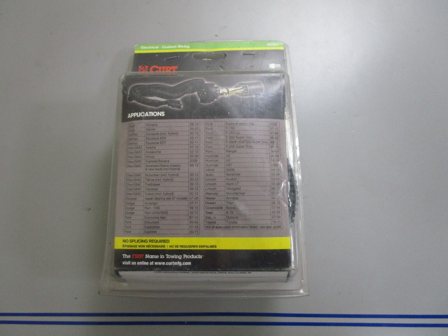 *NEW* 0810 Curt T-Connector Wiring Kit 55384