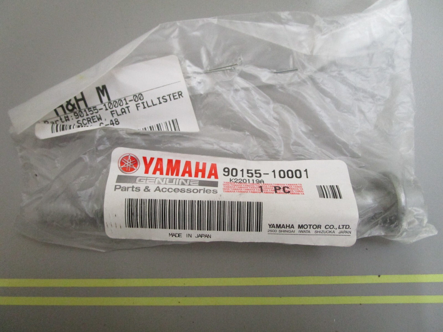 *NEW OEM* 0810 Yamaha Flat Fillister Screw 90155-10001-00