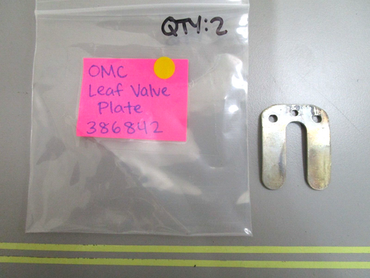 *NEW OEM* 0750 OMC Johnson Evinrude LEAF VALVE PLATE 386842 0386842