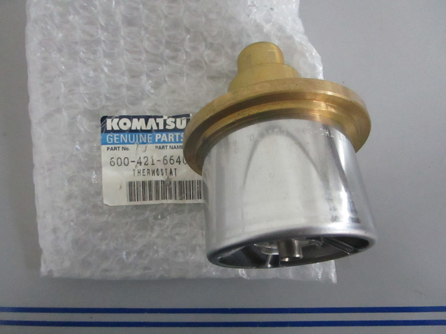 *NEW OEM* 0820 Komatsu Thermostat 600-421-6640