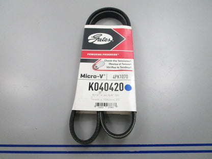 NEW K040420 Gates Micro-V Serpentine Belt 0810