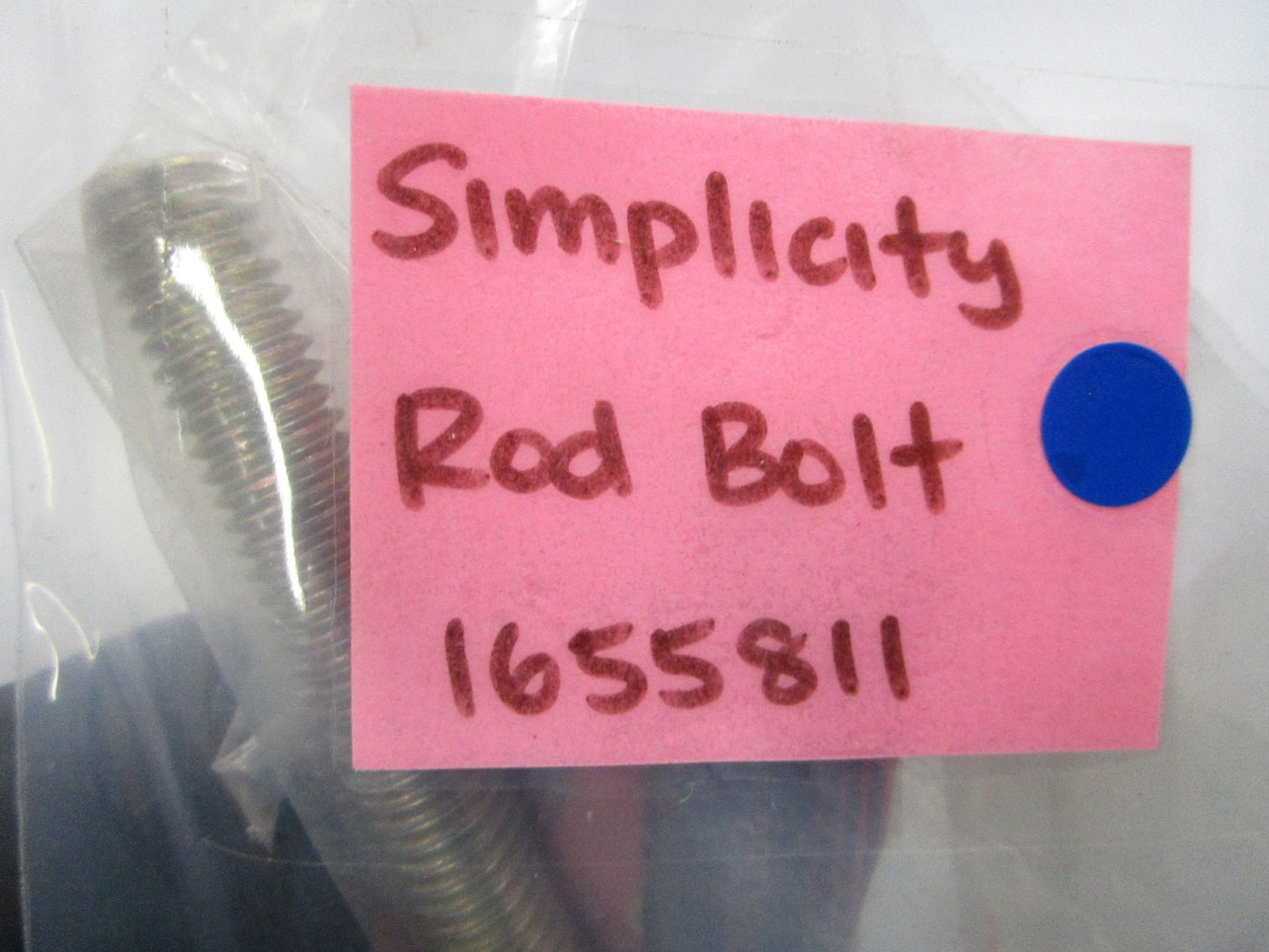 *NEW OEM* 0810 Simplicity Rod Bolt 1655811