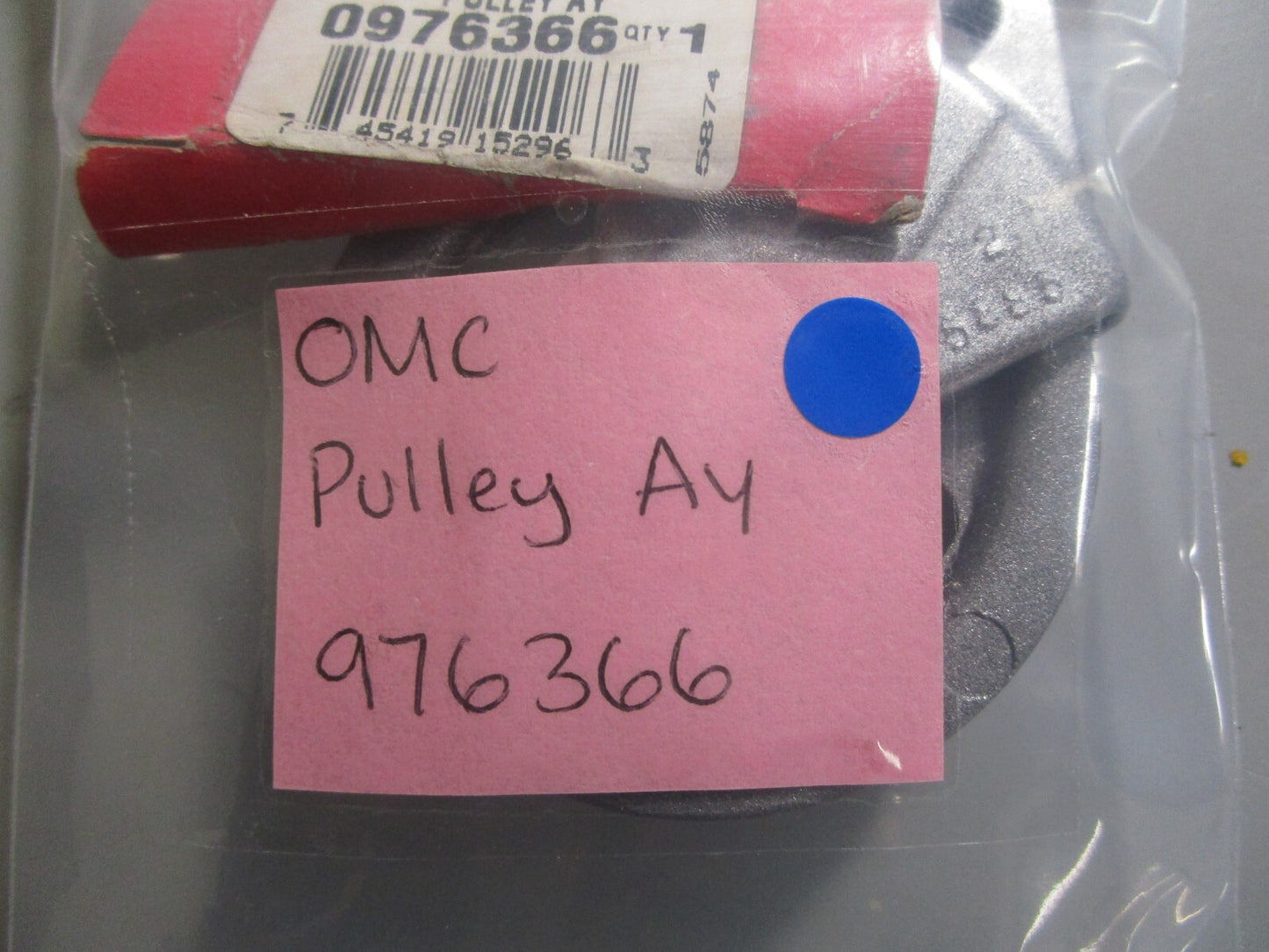 *NEW OEM* 0810 OMC Johnson Evinrude Pulley Assembly 976366 0976366