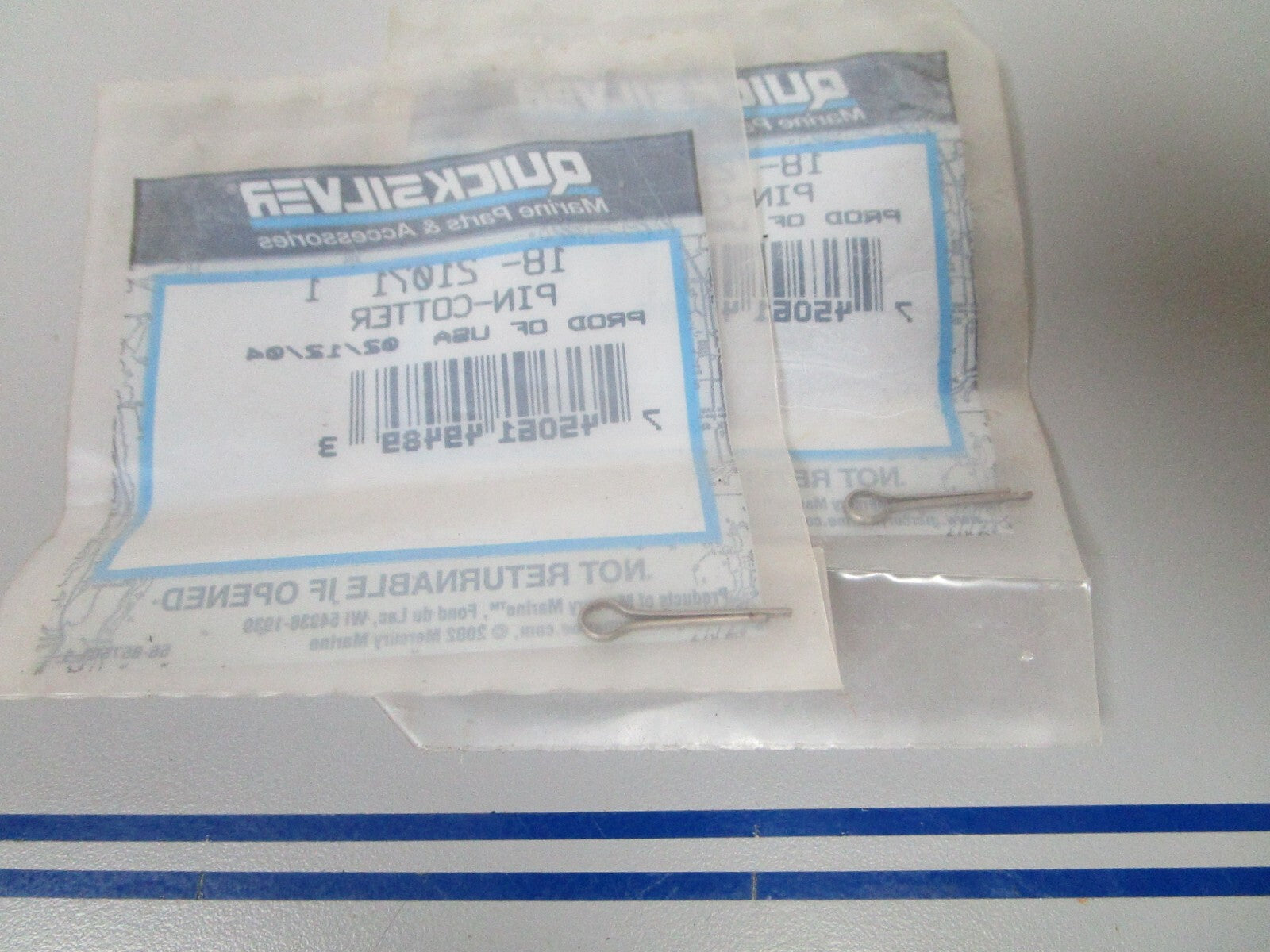 *NEW OEM* (LOT OF 5) 0810 Mercury Quicksilver Cotter Pin 18-210711