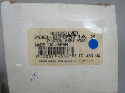 *NEW OEM* 0810 Mercury Quicksilver Piston Assembly Port 700-8787571A2