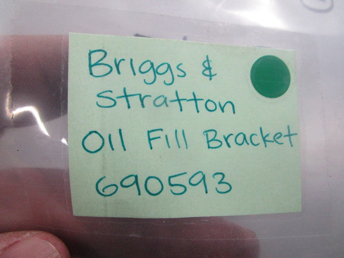 NEW OEM 690593 Briggs & Stratton Oil Fill Bracket 0810