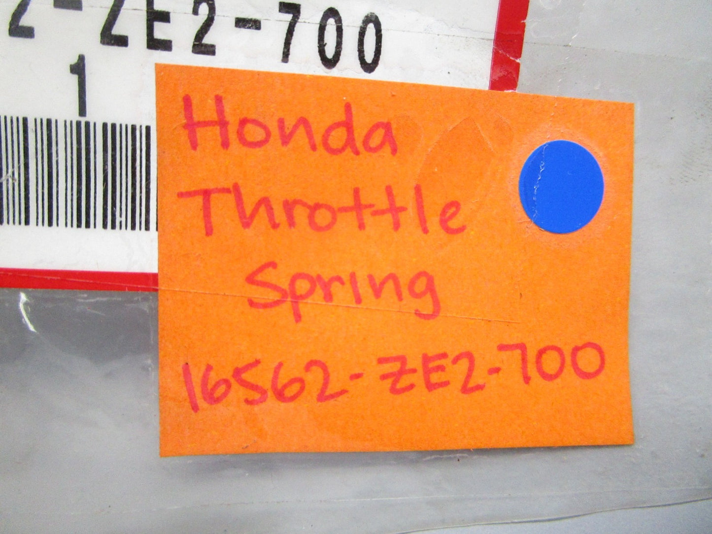 *NEW OEM* 0810 Honda Throttle Spring 16562-ZE2-700