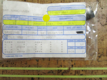 *NEW OEM* 0750 Volvo Penta KEY 334897