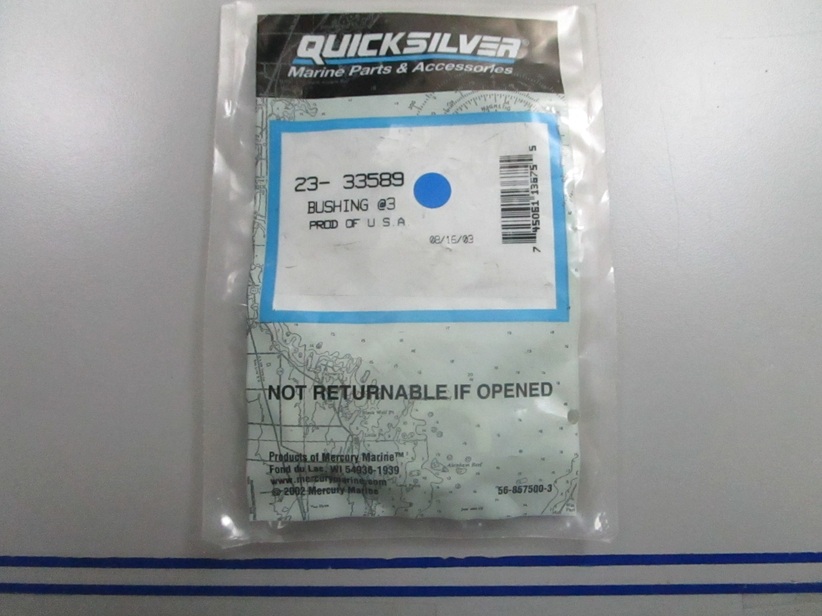 *NEW OEM* (LOT OF 3) 0810 Mercury Quicksilver Bushing 23-33589