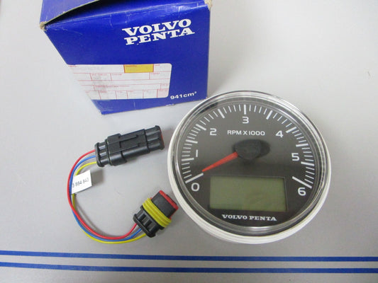 *NEW OEM* 0720 Volvo Penta 6 RPM 6000 Digital Tachometer 21234541 21509646