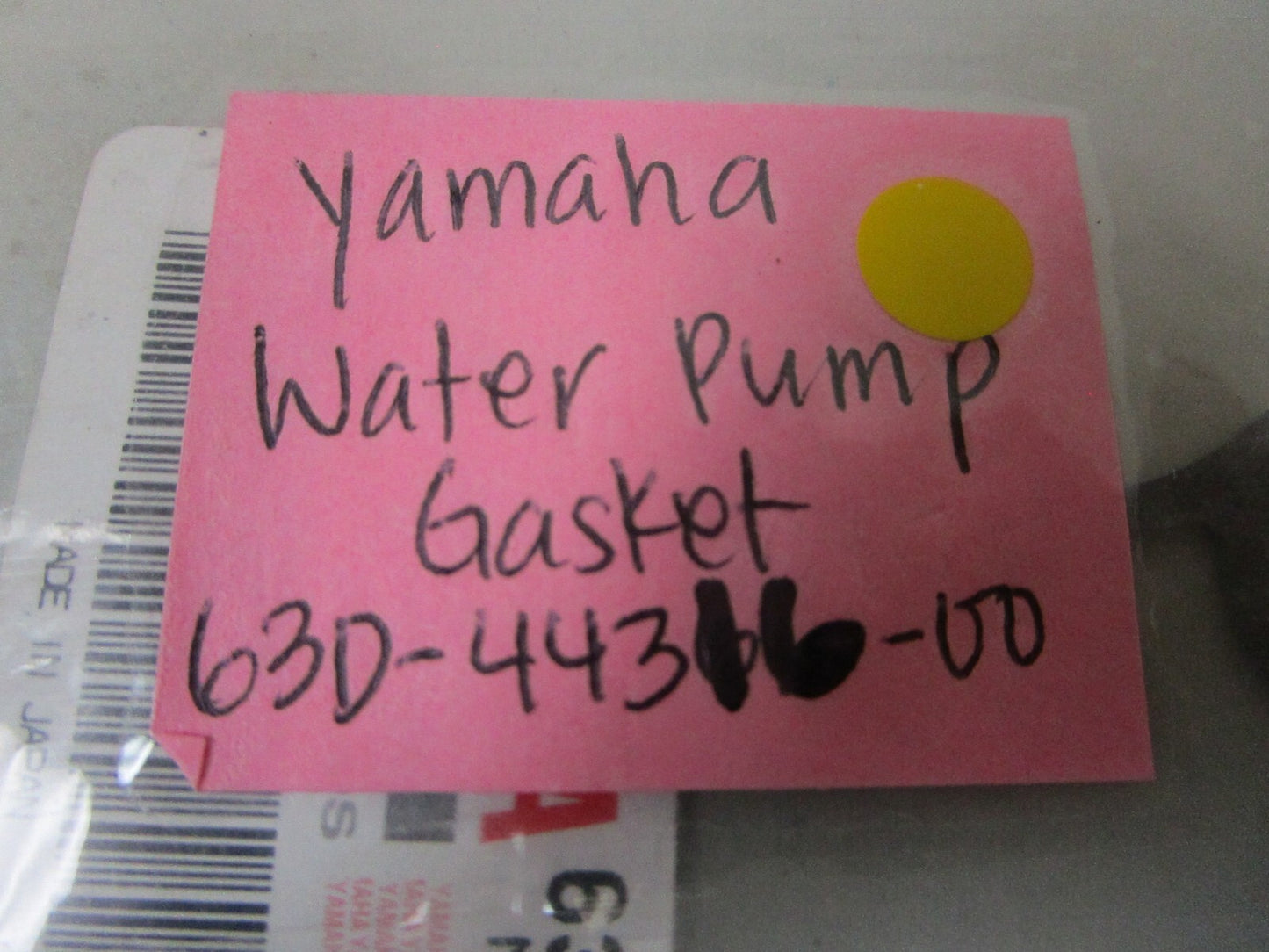 *NEW OEM* 0810 Yamaha Water Pump Gasket 63D-44316-00