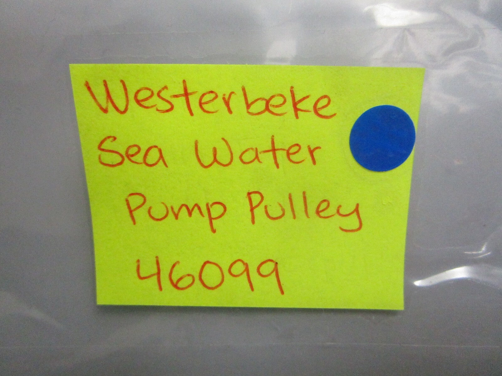 *NEW OEM* 0820 Westerbeke Sea Water Pump Pulley 46099