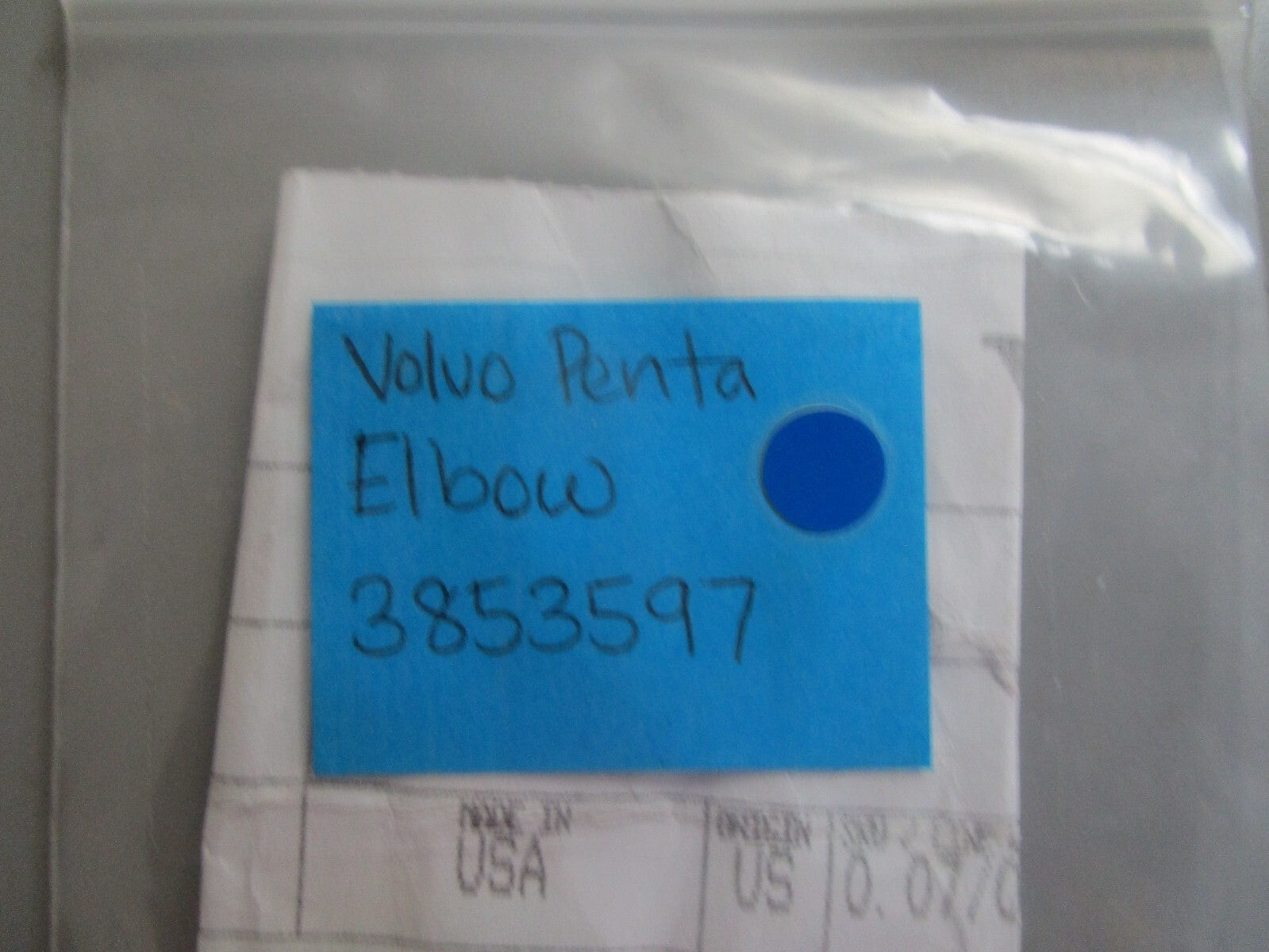 *NEW OEM* 0810 Volvo Penta Elbow 3853597