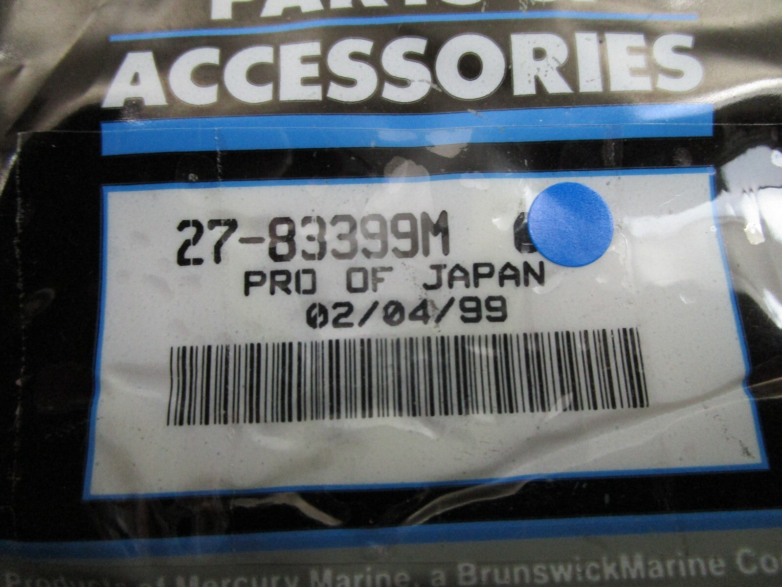 *NEW OEM* (LOT OF 2) 0810 Mercury Quicksilver Gasket 27-83399M