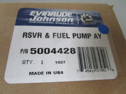 *NEW OEM* 0720 Johnson Evinrude 01'- 06' Vapor Separator & Fuel Pump Ay 5004428