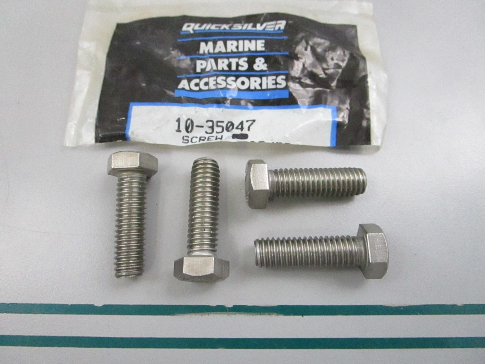 NEW OEM (LOT OF 4) 10-35047 Mercury Quicksilver Screw 0810