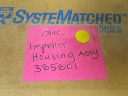 *NEW OEM* 0810 OMC Johnson Evinrude Impeller Housing Assembly 385801 0385801