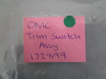 NEW OEM 172899 0172899 OMC Johnson Evinrude Trim Switch Assy 0820