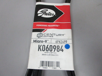 NEW K060984 Gates Micro-V 13/16" x 99" Serpentine Belt 0720