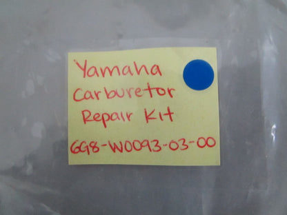 *NEW OEM* 0820 Yamaha Carburetor Repair Kit 6G8-W0093-03-00
