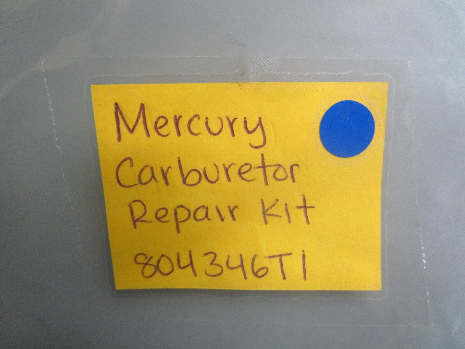 *NEW OEM* 0820 Mercury Quicksilver Carburetor Repair Kit 804346T1