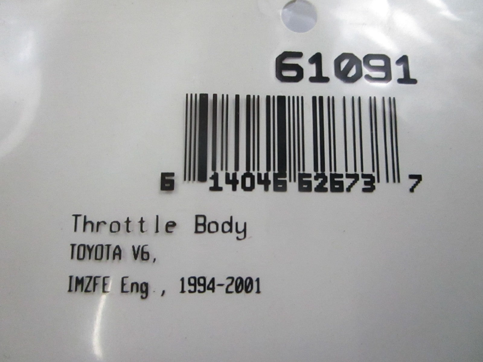 *NEW* 0810 Fel-Pro Throttle Body Gasket 61091