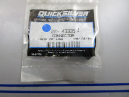 *NEW OEM* 0810 Mercury Quicksilver Connector 22-43335 1