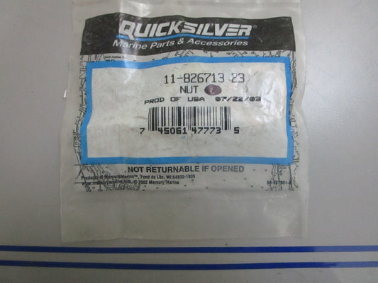 *NEW OEM* (LOT OF 2) 0810 Mercury Quicksilver Nut 11-826713 23