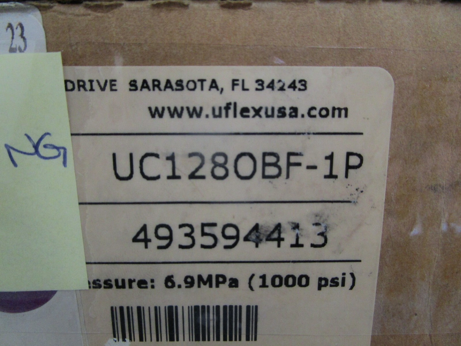 *NEW* 0820 U-Flex Hydraulic Steering Cylinder UC128OBF-1P