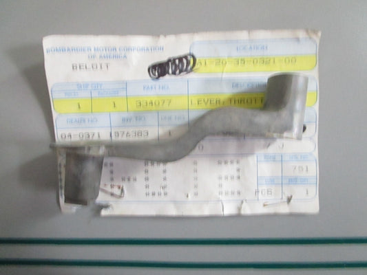 NEW OEM 334077 0334077 OMC Johnson Evinrude Throttle Lever 0820