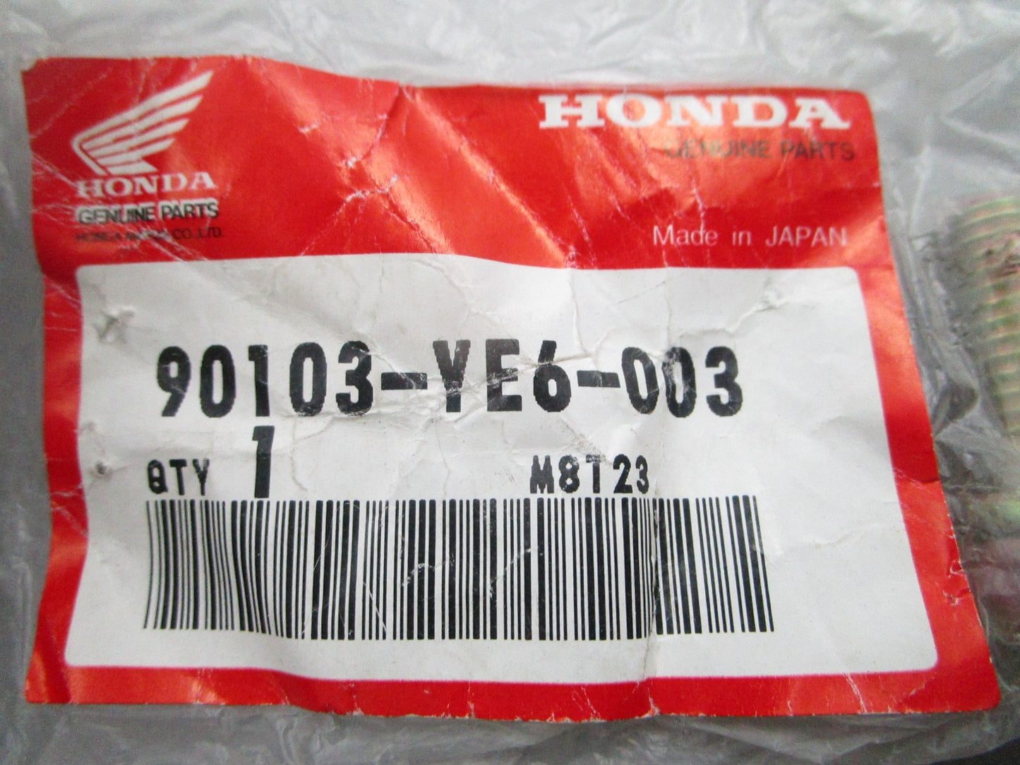 NEW OEM Honda 90103-YE6-003 Bolt 0810