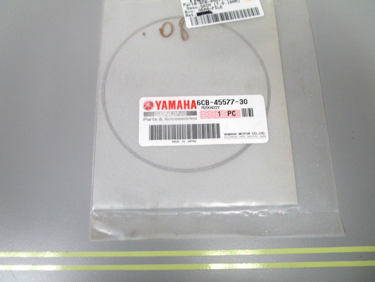 *NEW OEM* 0750 Yamaha SHIM T:0.18MM  6CB-45577-30-00