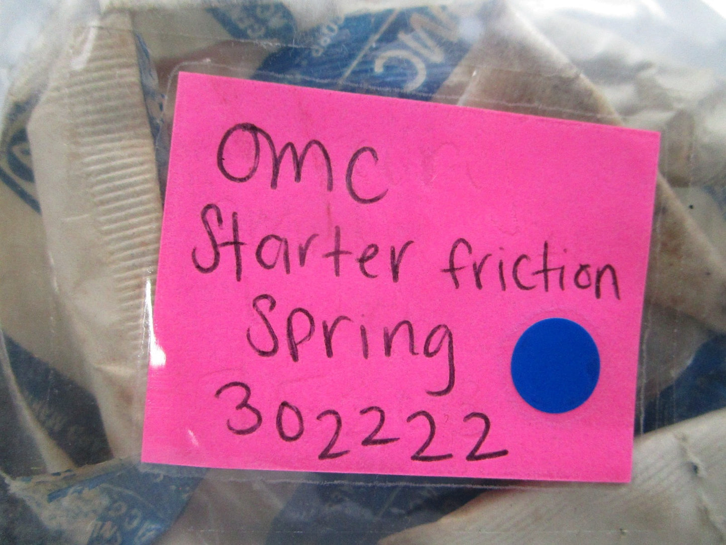 NEW OEM (LOT OF 5) 302222 0302222 OMC Johnson Evinrude Friction Spring 0810