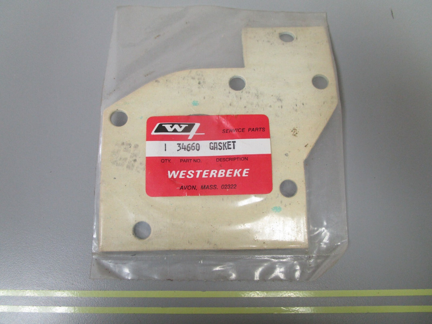 *NEW* 0810 Westerbeke End Gasket 34660