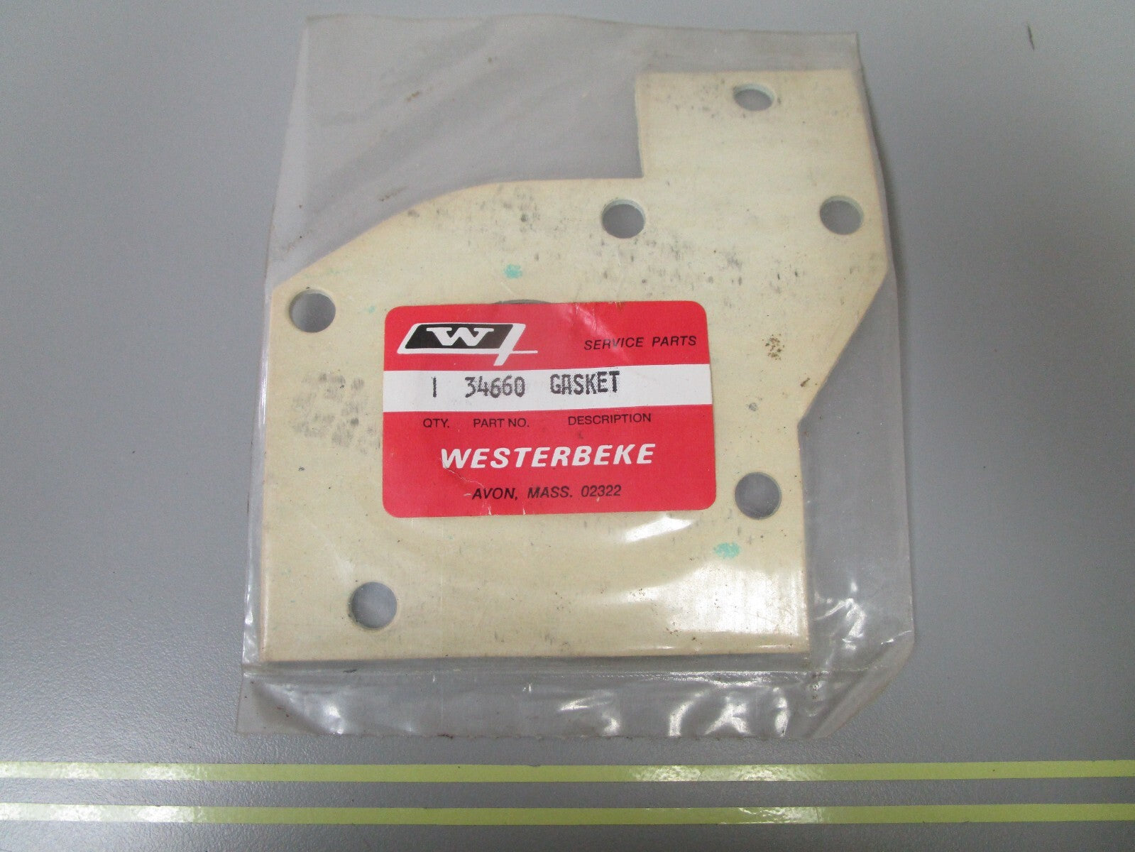*NEW* 0810 Westerbeke End Gasket 34660