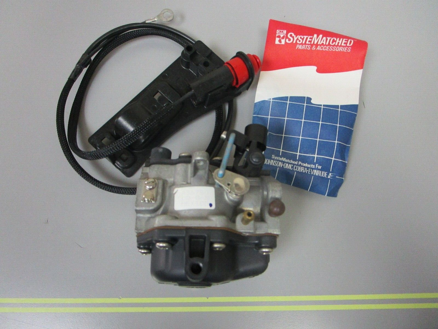 *NEW OEM* 0720 OMC Johnson Evinrude Carburetor & Switch Assembly 502107 0502107