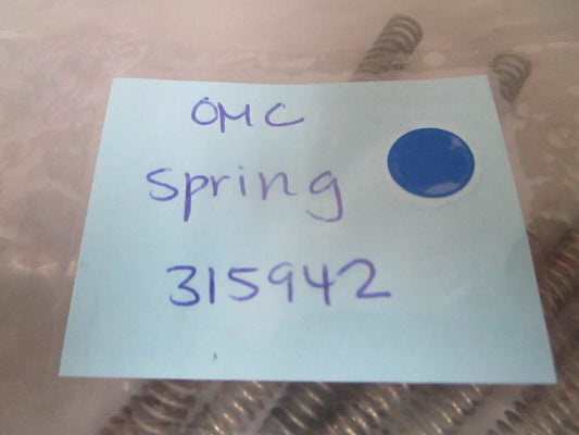 *NEW OEM* 0810 OMC Johnson Evinrude Spring 315942 0315942